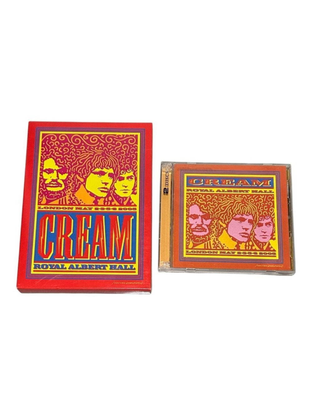 Cream CD 20 2005 Live Album Rock Blues Classic Rock Rise Multicolor Psychedelic